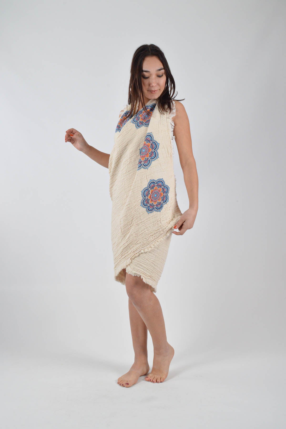 Kadın Ethnic Desen Peştemal 90x180