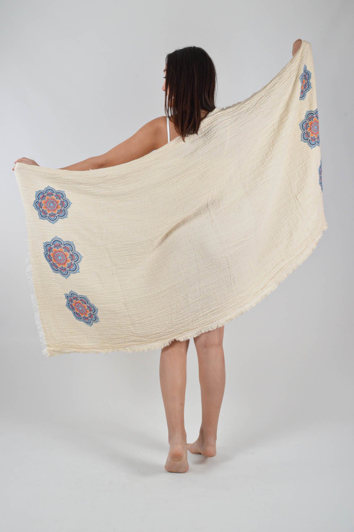 Kadın Ethnic Desen Peştemal 90x180